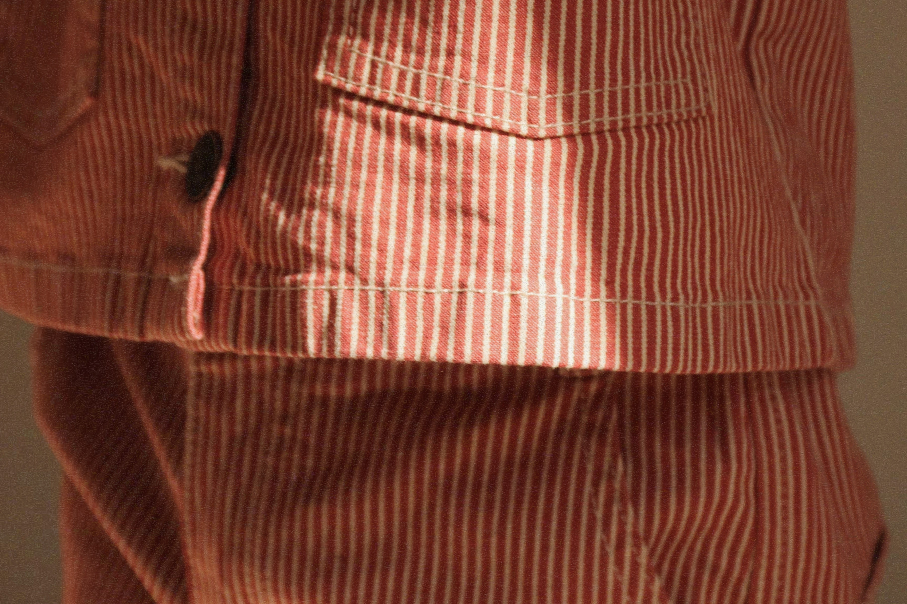 Konges Sløjd A/S Geweven Broeken milk rouge stripe