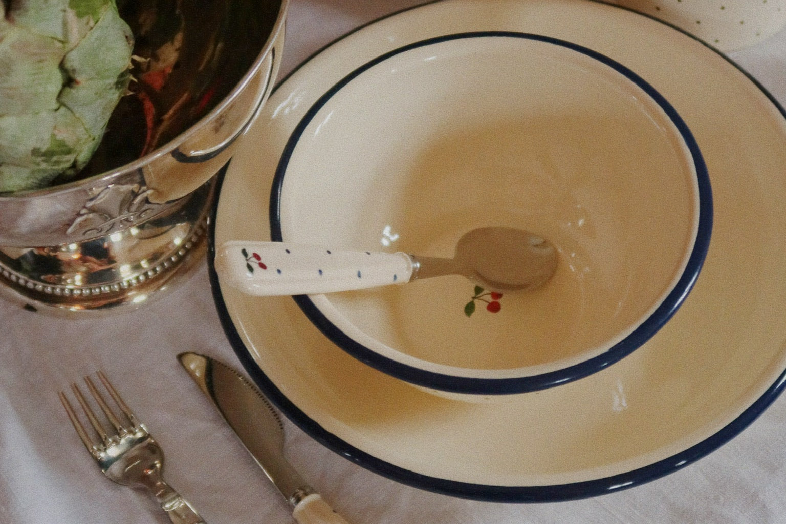 Konges Sløjd A/S Servies navy dot