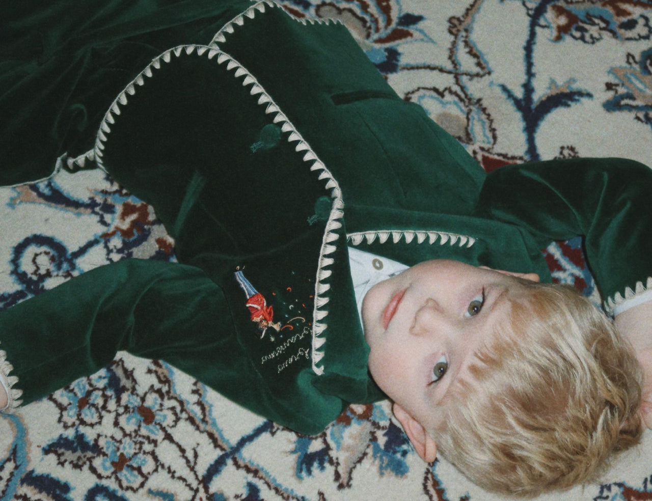 Konges Sløjd A/S WOVEN PANTS dark green