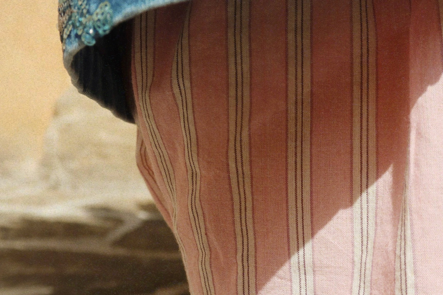 Konges Sløjd A/S WOVEN SHORTS & BLOOMERS basil/orchid/bleu stripe