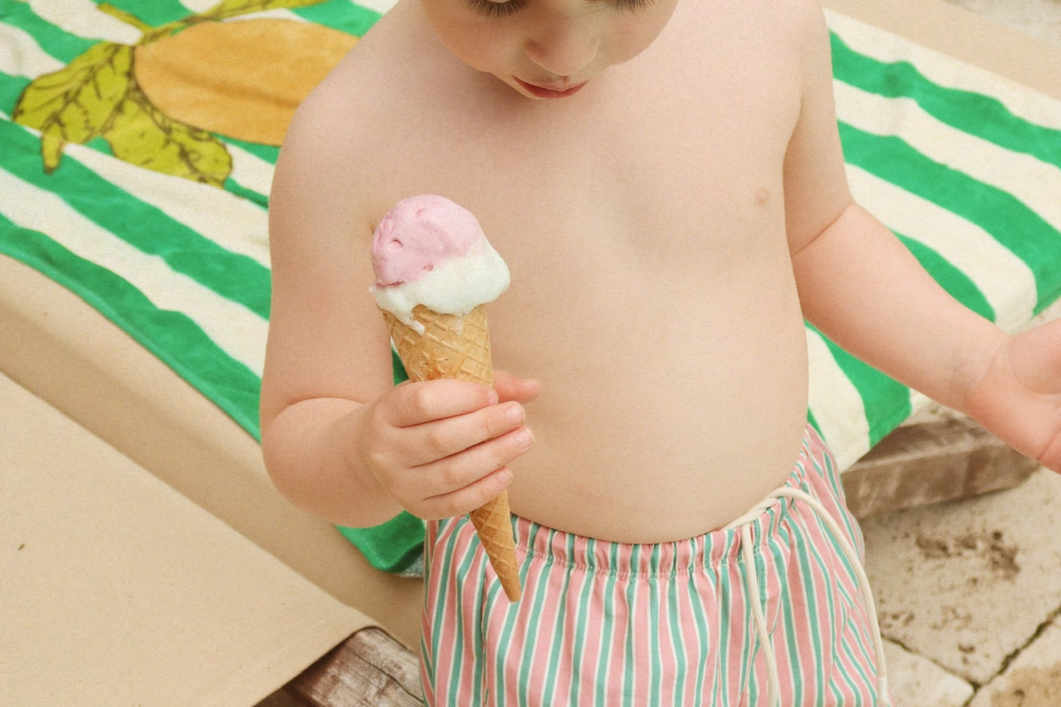 Konges Sløjd A/S SWIMSHORTS blush stripe