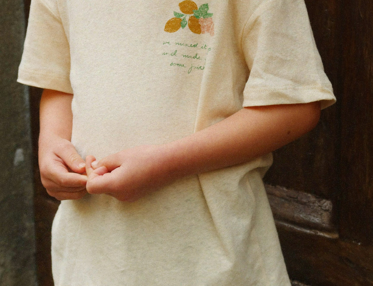 Konges Sløjd A/S JERSEY T-SHIRTS buttercream/juicy