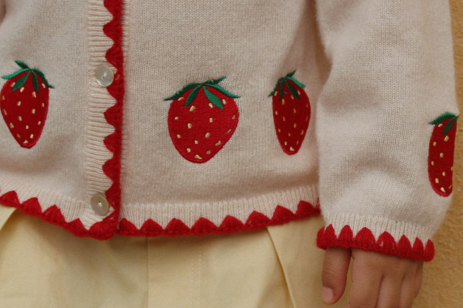 Konges Sløjd A/S Gebreide Cardigans buttercream