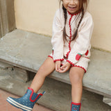 Konges Sløjd A/S Rubberlaarzen heart blues