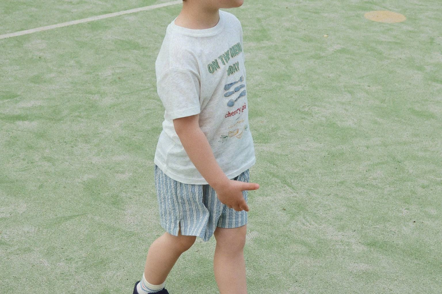 Konges Sløjd A/S WOVEN SHORTS & BLOOMERS trio bleu stripe