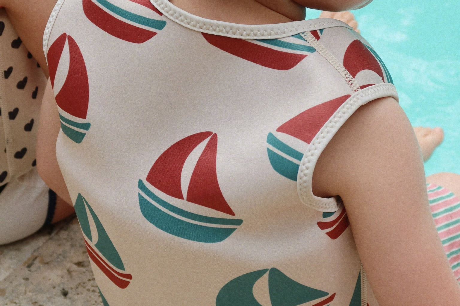 Konges Sløjd A/S SWIMSHORTS blush stripe