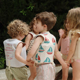 Konges Sløjd A/S FLOAT VEST & BELTS stripe bluie