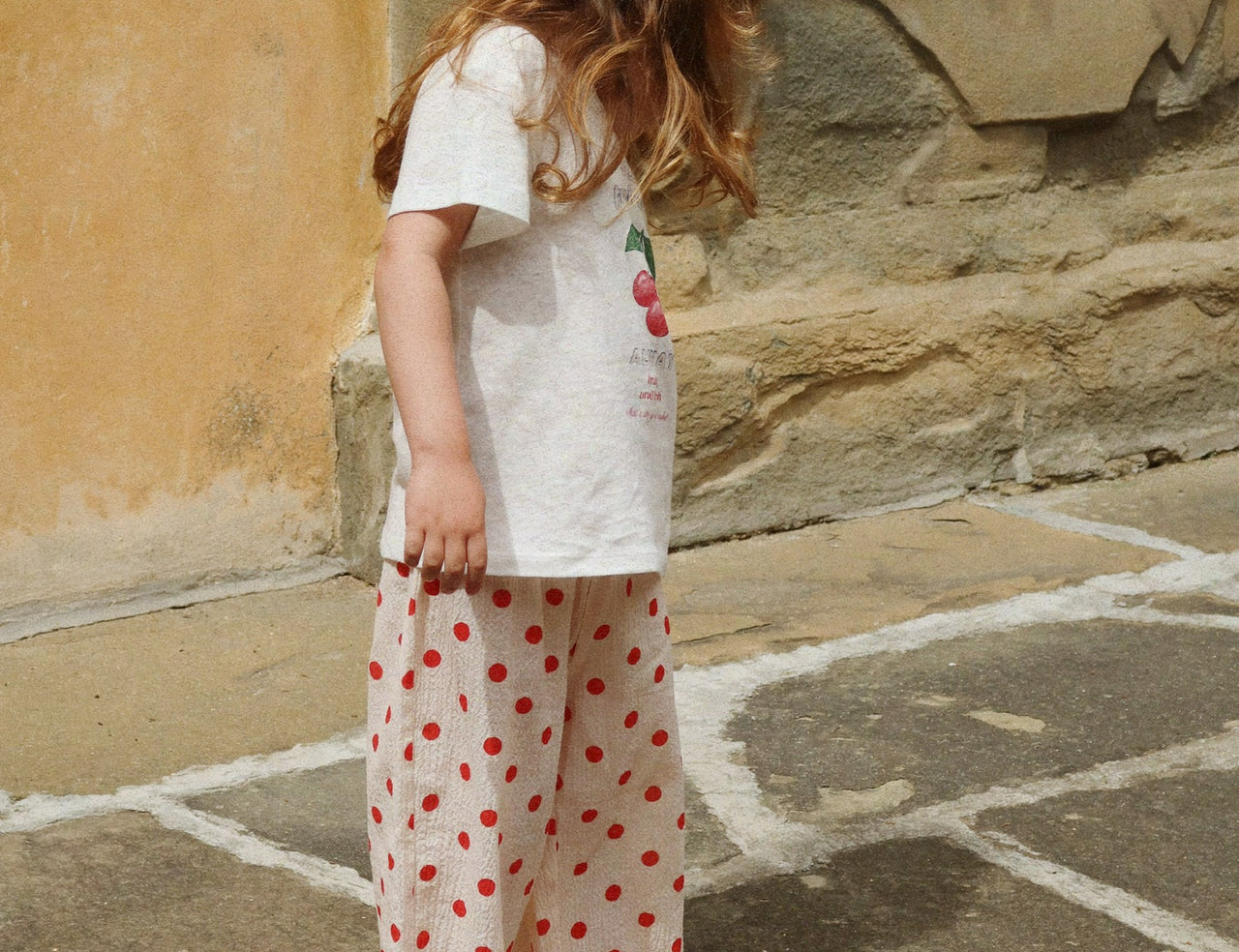 Konges Sløjd A/S WOVEN PANTS red dot