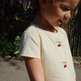 Konges Sløjd A/S WOVEN DRESSES cloud cream