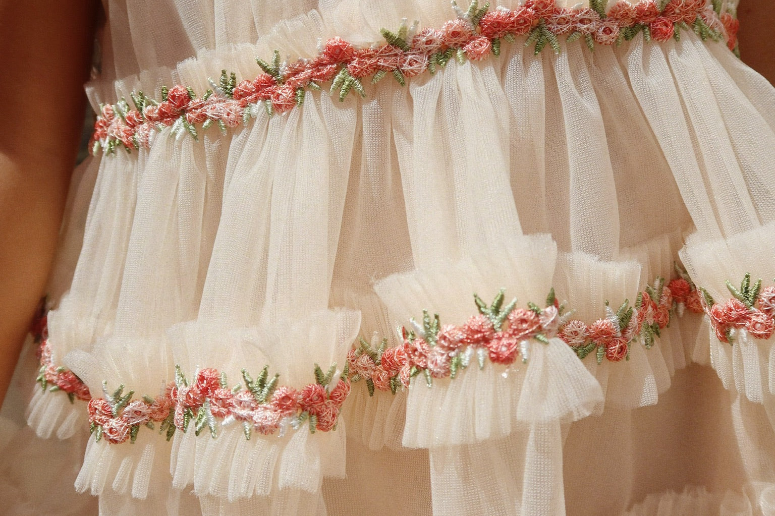 Konges Sløjd A/S WOVEN DRESSES buttercream