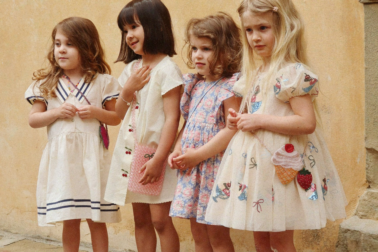 Konges Sløjd A/S WOVEN DRESSES cloud cream