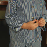 Konges Sløjd A/S WOVEN JACKETS & VESTS blue stripe