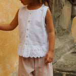 Konges Sløjd A/S Geweven Broeken blush stripe