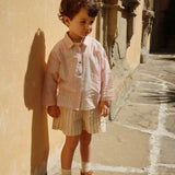 Konges Sløjd A/S WOVEN SHORTS & BLOOMERS soleil/bleu/basil stripe