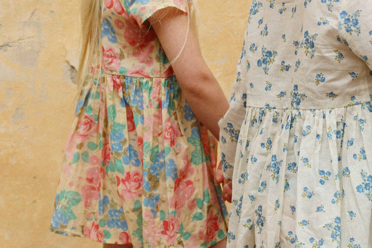 Konges Sløjd A/S WOVEN DRESSES bloomiegrape