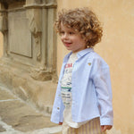 Konges Sløjd A/S JERSEY T-SHIRTS off white/piscina