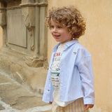 Konges Sløjd A/S JERSEY T-SHIRTS off white/piscina