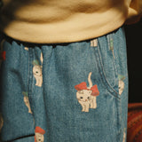 Konges Sløjd A/S Geweven Broeken bow kitty denim