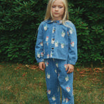 Konges Sløjd A/S Geweven Jacks En Vesten bow kitty denim