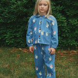 Konges Sløjd A/S Geweven Jacks En Vesten bow kitty denim