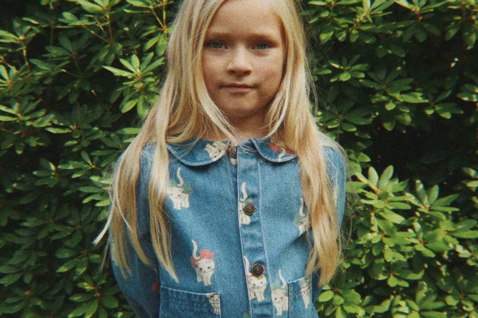 Konges Sløjd A/S Geweven Jacks En Vesten bow kitty denim