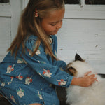 Konges Sløjd A/S WOVEN DRESSES bow kitty denim