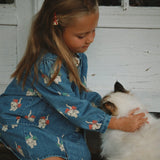 Konges Sløjd A/S WOVEN DRESSES bow kitty denim