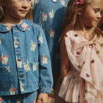 Konges Sløjd A/S WOVEN DRESSES bow kitty denim