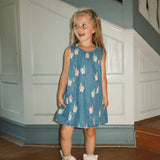 Konges Sløjd A/S WOVEN DRESSES bow kitty denim