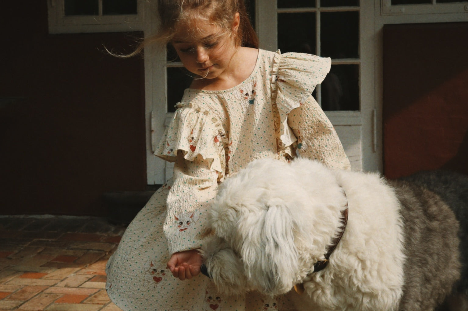 Konges Sløjd A/S WOVEN DRESSES dot miao mist