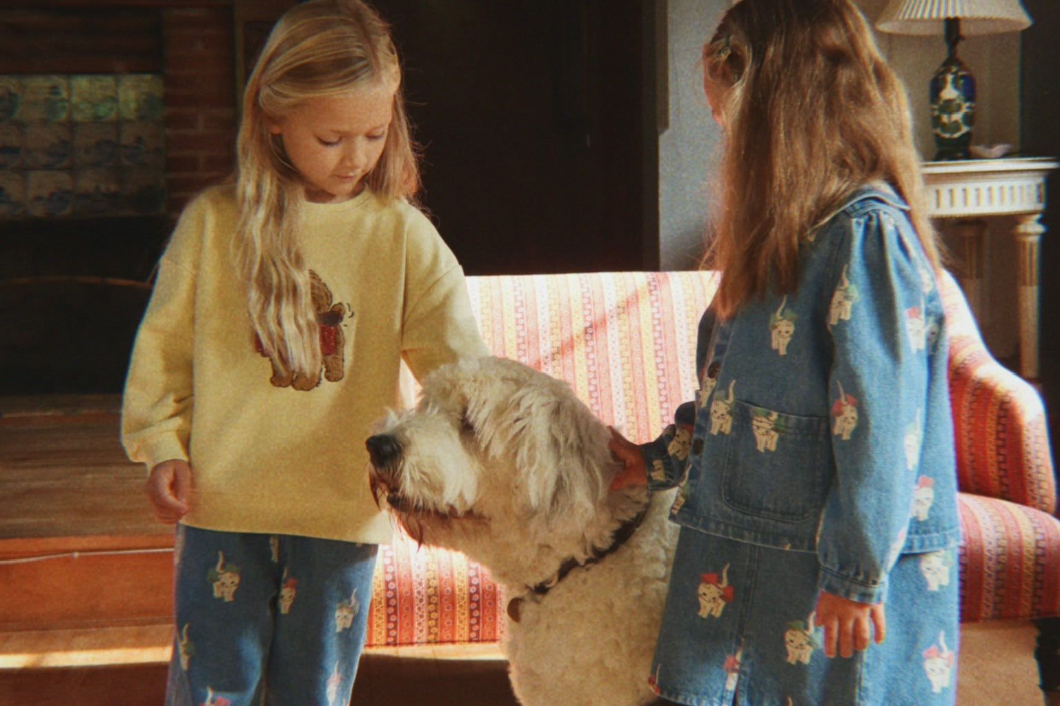 Konges Sløjd A/S WOVEN DRESSES bow kitty denim