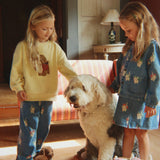 Konges Sløjd A/S Geweven Jacks En Vesten bow kitty denim