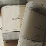 Konges Sløjd A/S MUSLIN CLOTHS grey