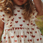 Konges Sløjd A/S WOVEN DRESSES amour rouge