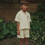 Konges Sløjd A/S WOVEN SHORT SLEEVE SHIRTS sea mist