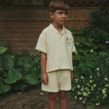 Konges Sløjd A/S WOVEN SHORT SLEEVE SHIRTS sea mist