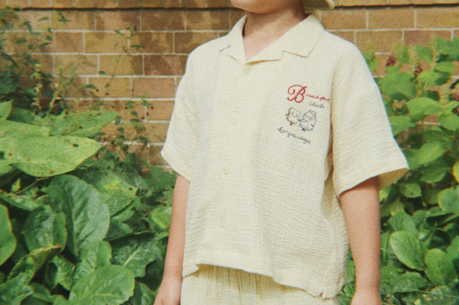 Konges Sløjd A/S WOVEN SHORT SLEEVE SHIRTS sea mist