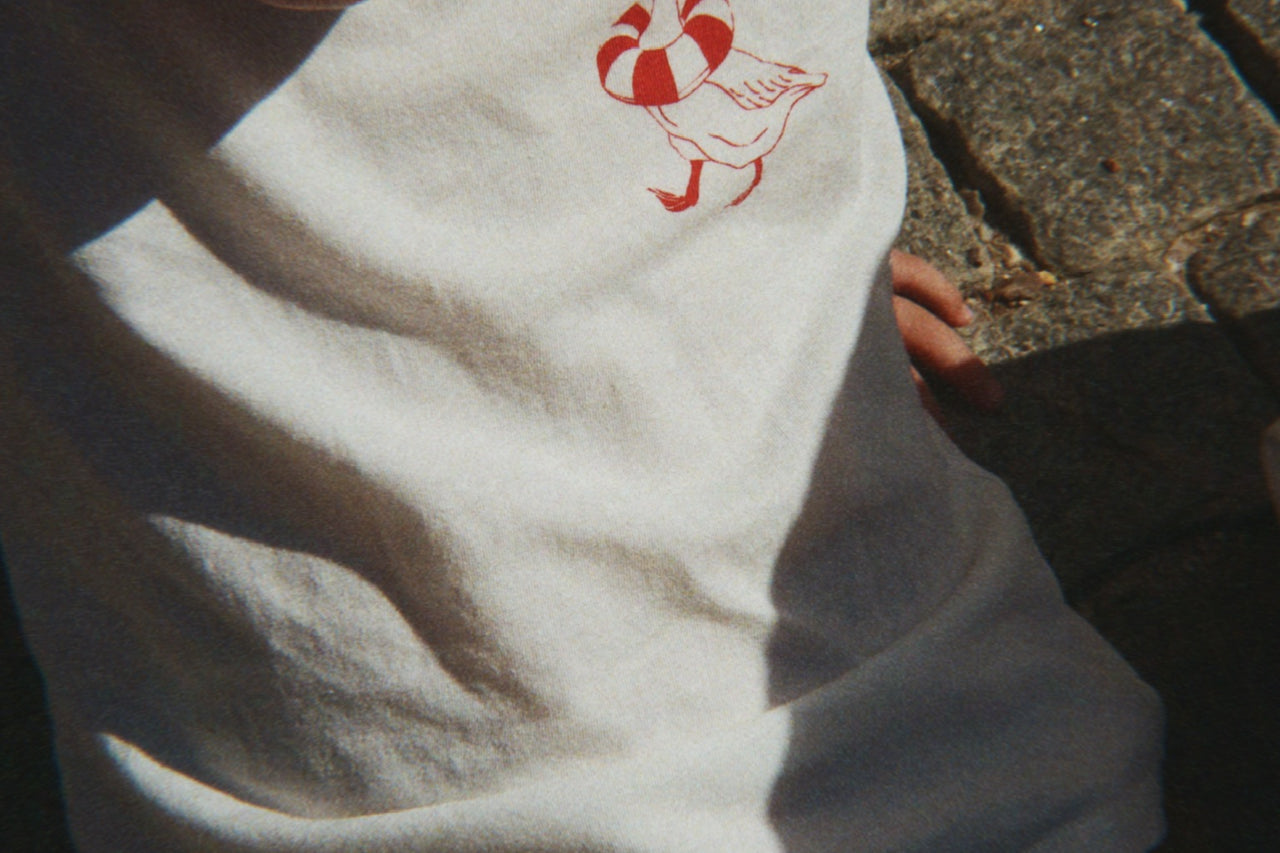 Konges Sløjd A/S JERSEY T-SHIRTS off white/lifeguard service
