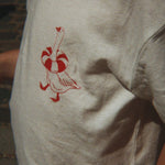 Konges Sløjd A/S JERSEY T-SHIRTS off white/lifeguard service