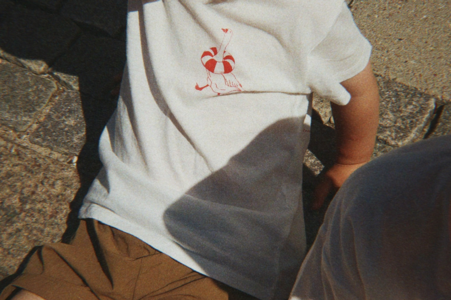 Konges Sløjd A/S JERSEY T-SHIRTS off white/lifeguard service