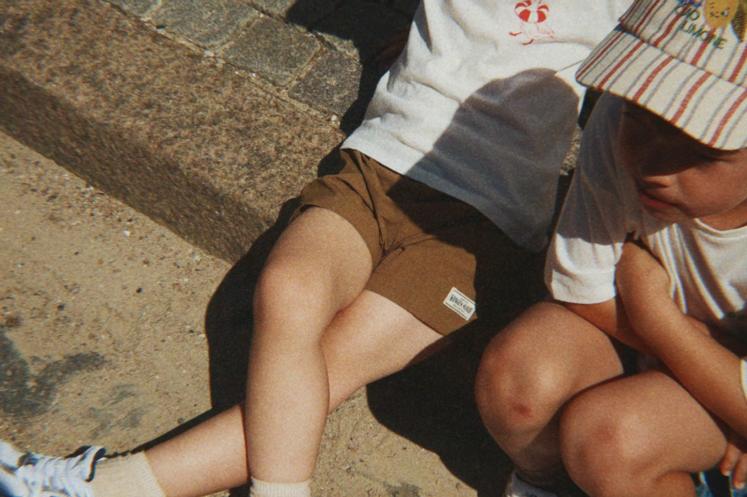 Konges Sløjd A/S WOVEN SHORTS & BLOOMERS pale olive green/ermine