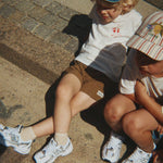 Konges Sløjd A/S WOVEN SHORTS & BLOOMERS pale olive green/ermine