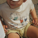 Konges Sløjd A/S WOVEN SHORTS & BLOOMERS pale olive green/ermine