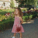 Konges Sløjd A/S WOVEN DRESSES raspberry check