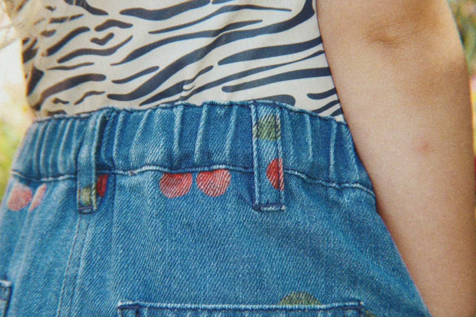 Konges Sløjd A/S WOVEN SKIRTS ma grande cerise denim