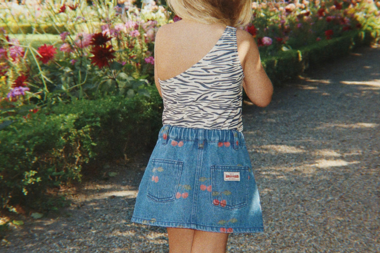 Konges Sløjd A/S WOVEN SKIRTS ma grande cerise denim