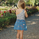 Konges Sløjd A/S WOVEN SKIRTS ma grande cerise denim