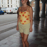 Konges Sløjd A/S WOVEN SHORTS & BLOOMERS pale olive green/ermine