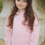 Konges Sløjd A/S KNITTED PANTS purple/pink dolphin
