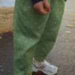 Konges Sløjd A/S WOVEN PANTS dot pistacchi